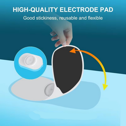Compact Wireless EMS Muscle Massager for Pain Relief