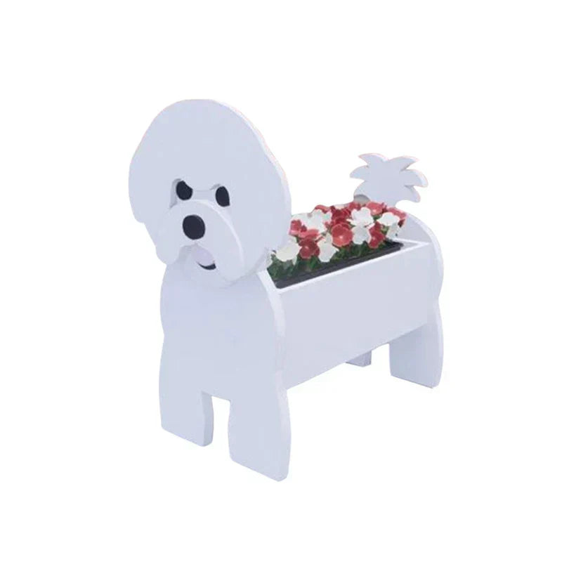 Cute Dog Planter Pot - Fun Pet Flower Container