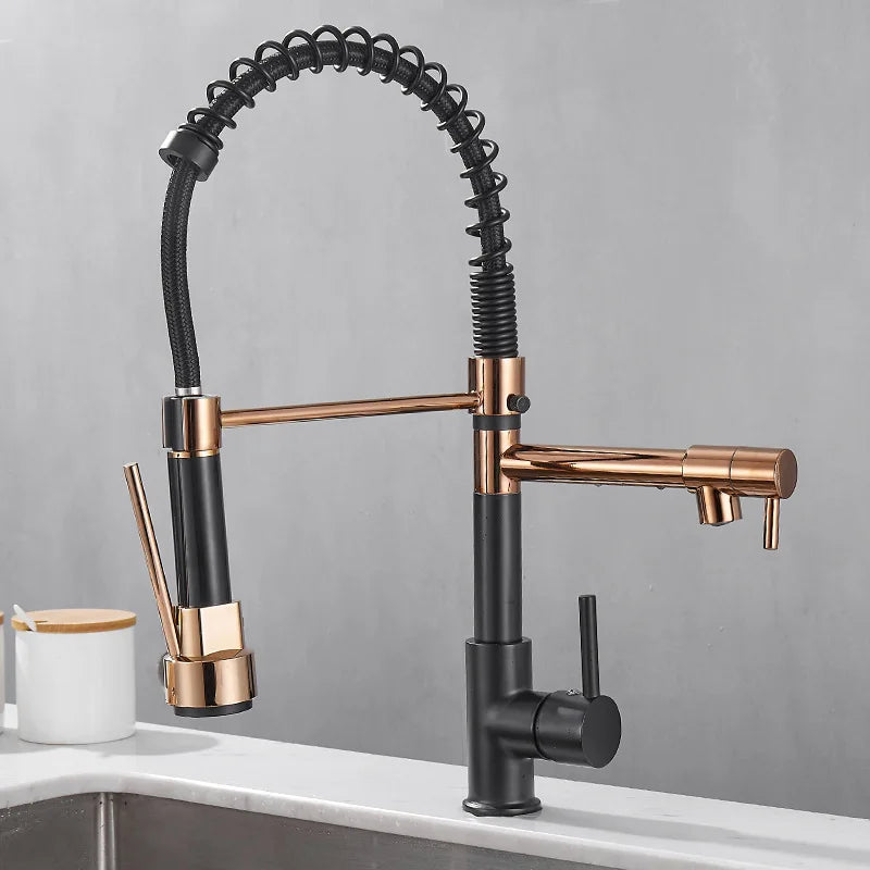 Premium Double Handle Oil Rubbed Bronze Faucet