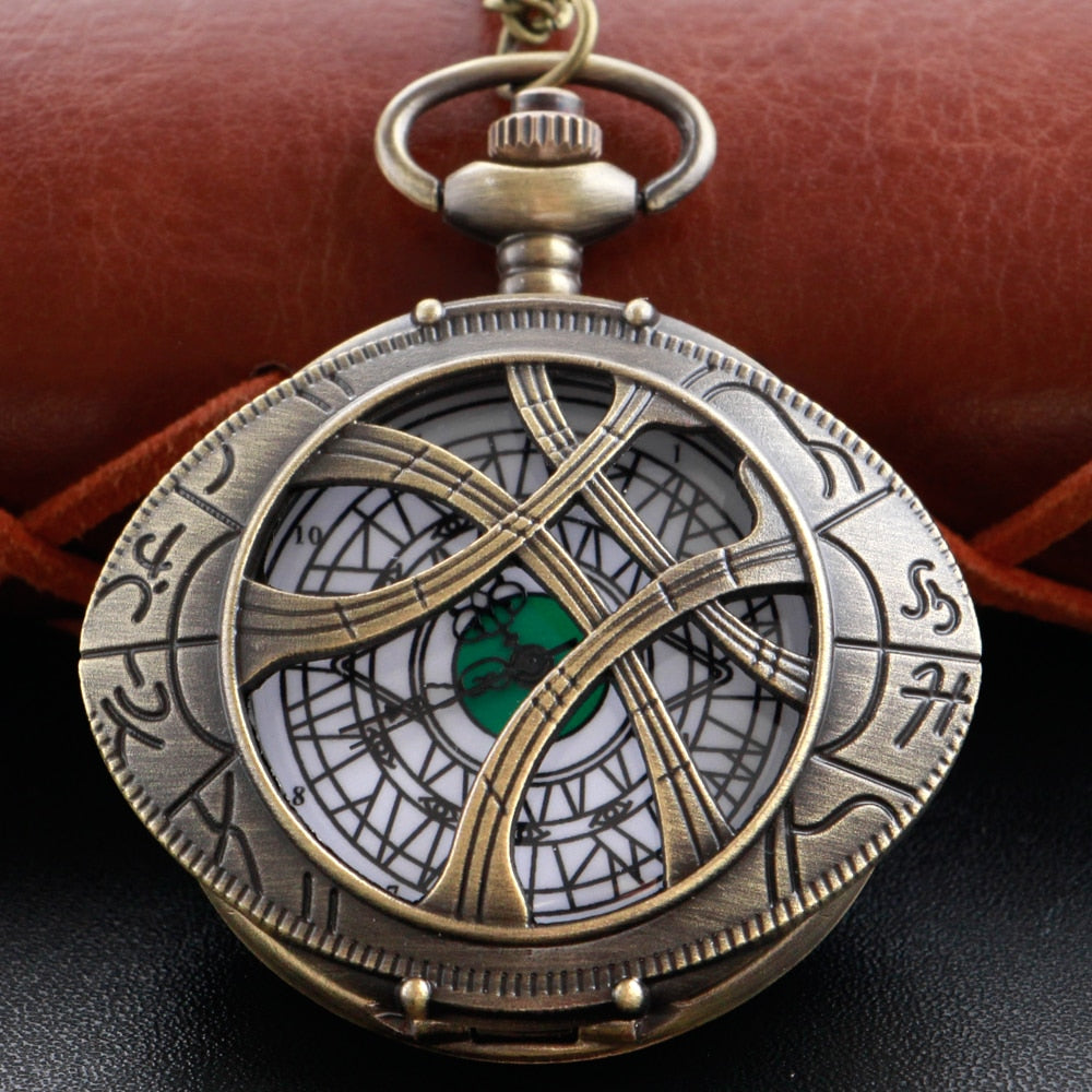 Vintage Antique Steampunk Pocket Watch Necklace