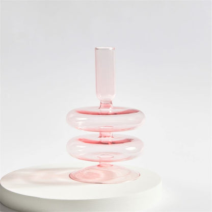 Unique Metal Spiral Candle Holders