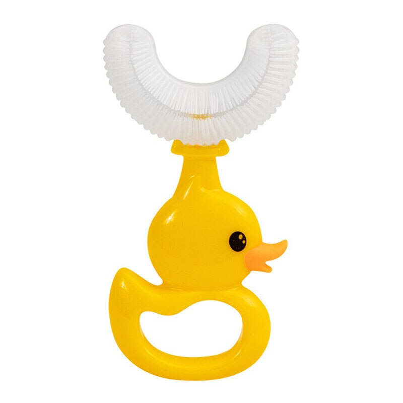 Colorful U-Shaped Childrens Toothbrush