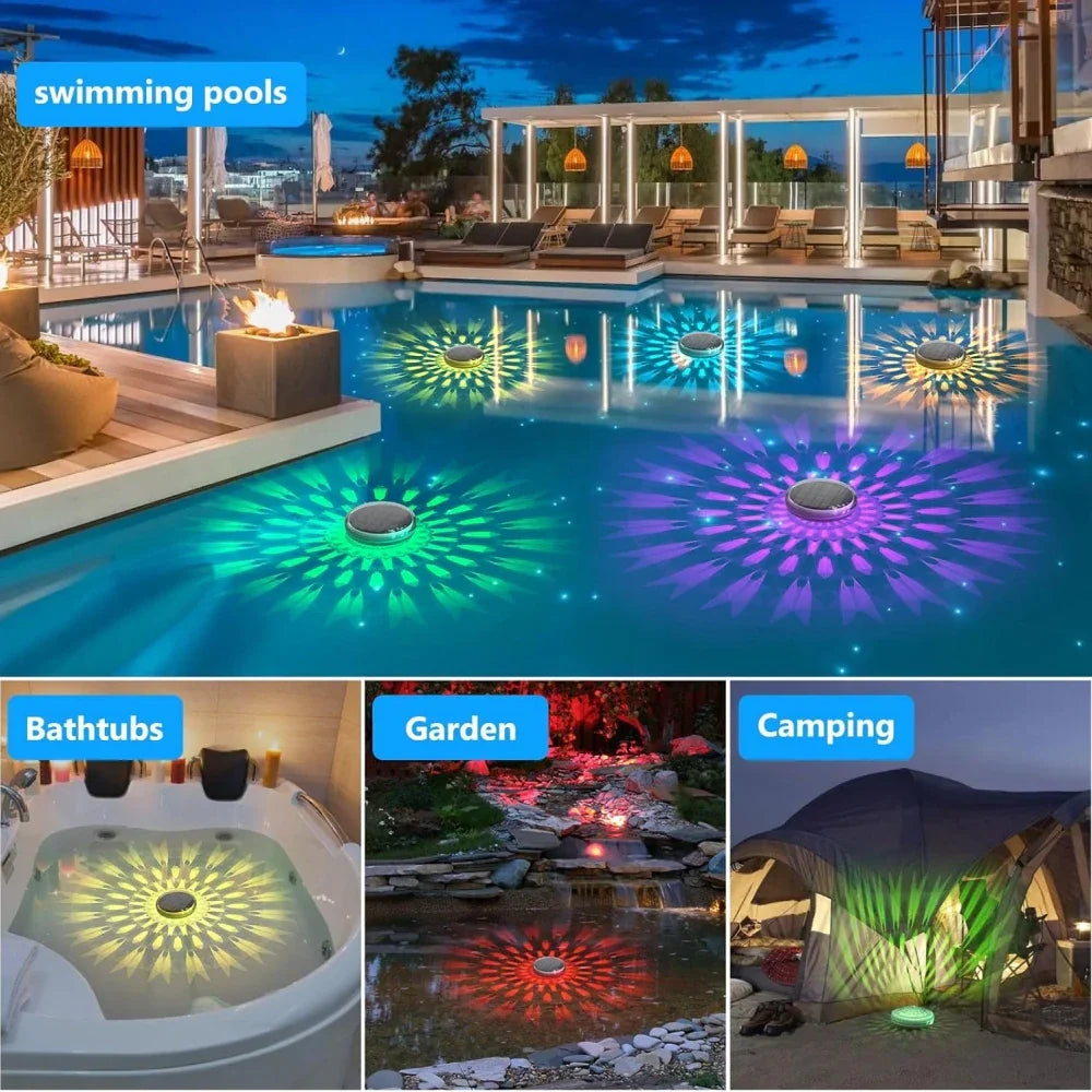 Color Changing Pool Light Floating LED Lamp Waterproof