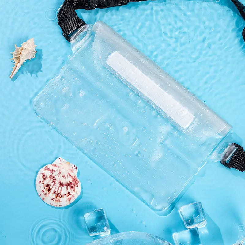 Waterproof Phone Pouch with 3 Layer Seal & Adjustable Belt
