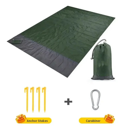 Large Water Resistant Beach Mat 210x200 cm - Fesara