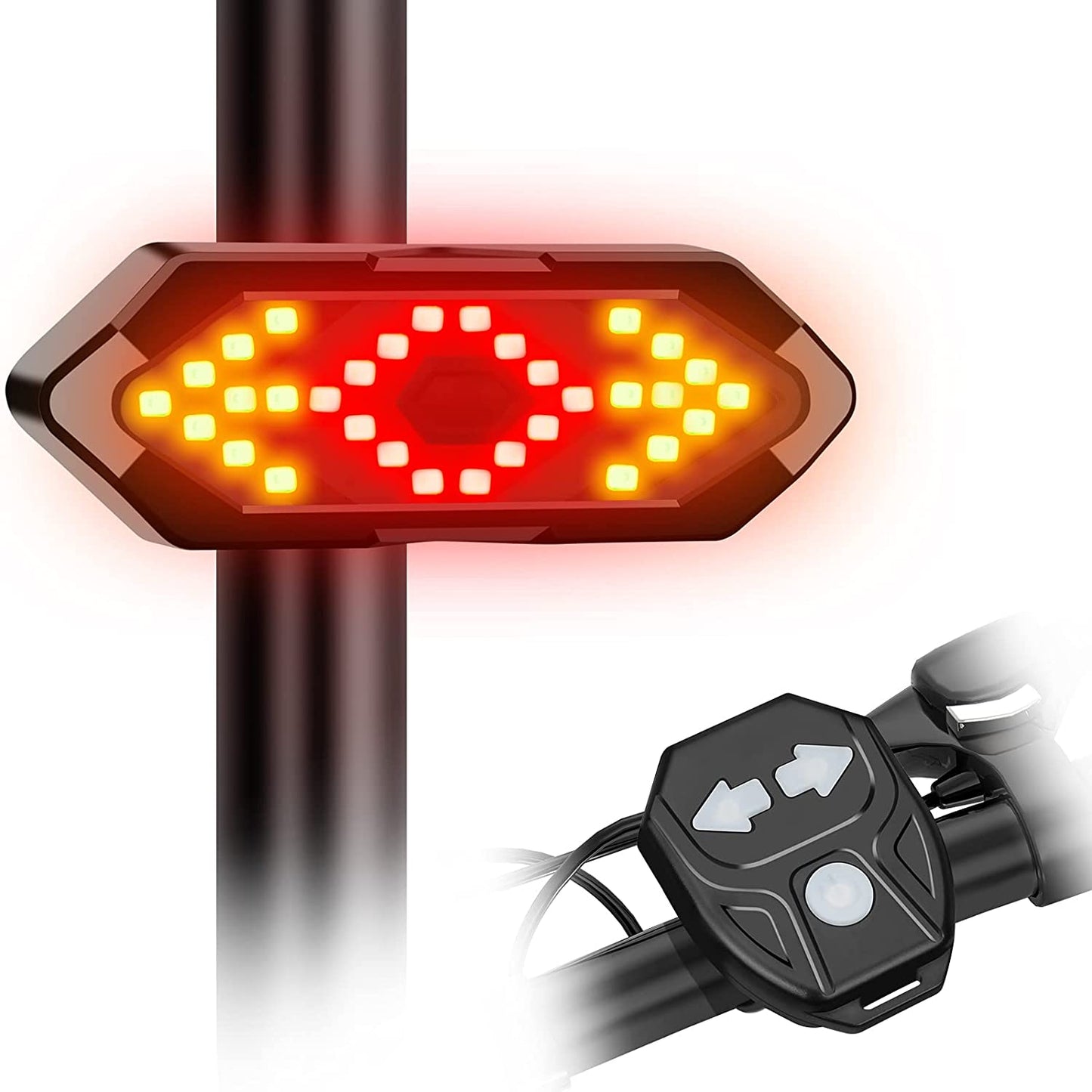 Smart LED Bicycle Turn Indicators - Fesara