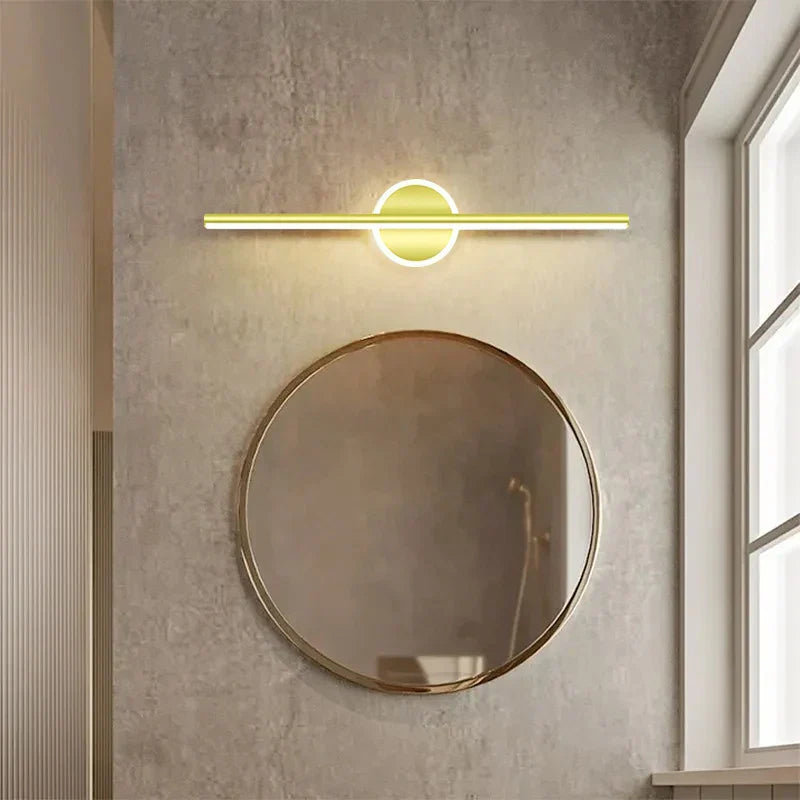 Luxury LED Wall Lamp Black Gold 3 Color