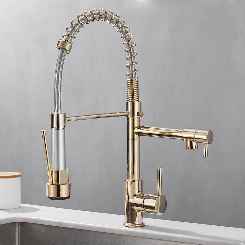 Premium Double Handle Oil Rubbed Bronze Faucet - Fesara