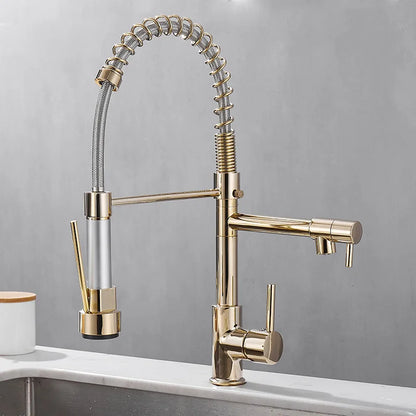 Premium Double Handle Oil Rubbed Bronze Faucet - Fesara