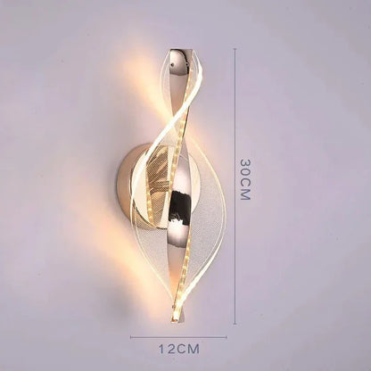 Contemporary LED Wall Lamp with Color Changing Light - Fesara
