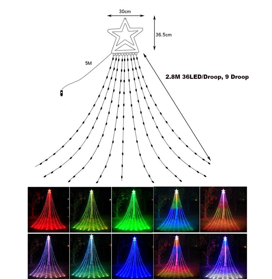 Colorful LED Fairy Christmas Tree Lights