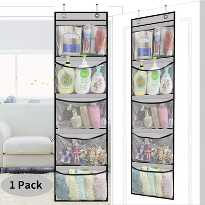 Over Door Storage Organizer with 5 Pockets
