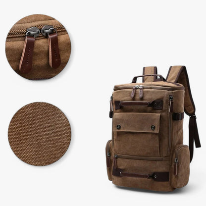 Classic Cotton Daypack with Laptop Sleeve
