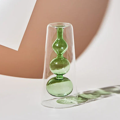 Beautiful Handmade Coloured Glass Vase