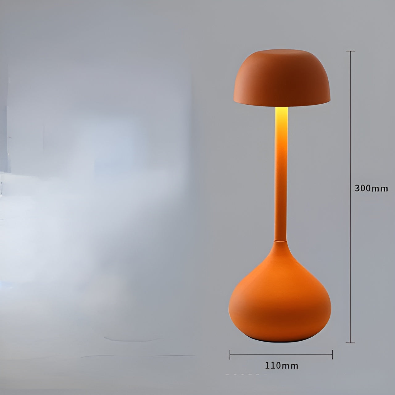 Sleek Dimmable Wireless LED Table Lamp