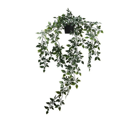 Green Artificial Hanging Plant Basket 90cm Decor