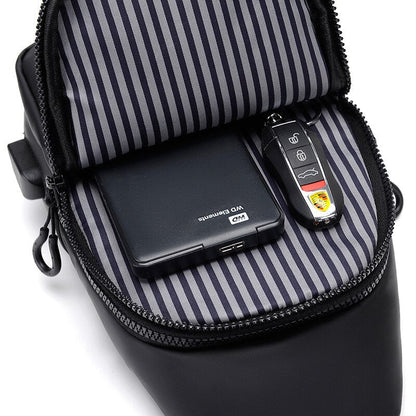 Waterproof USB Crossbody Phone Bag