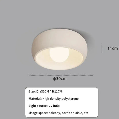 Minimalist Round LED Ceiling Light Fixture