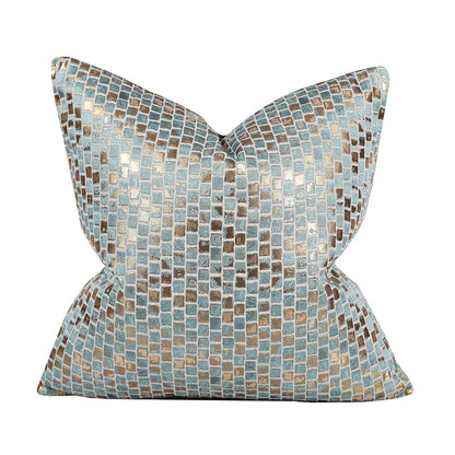 Soft Decorative Pillowcase with Geometric Pattern