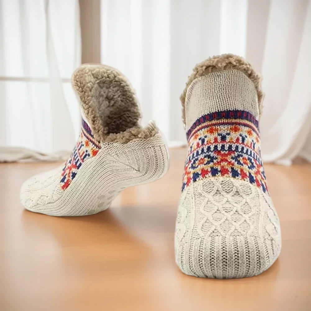 Warm Plush House Socks for Winter - Fesara