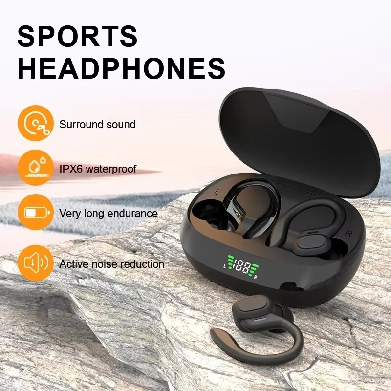 Wireless Sports Earbuds with Mic and Stereo Sound