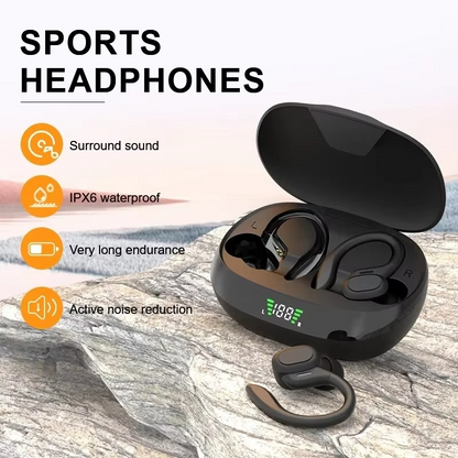 Wireless Sports Earbuds with Mic and Stereo Sound