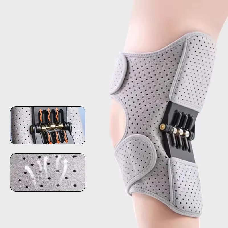 Comfortable Knee Support Brace with Flexible Springs