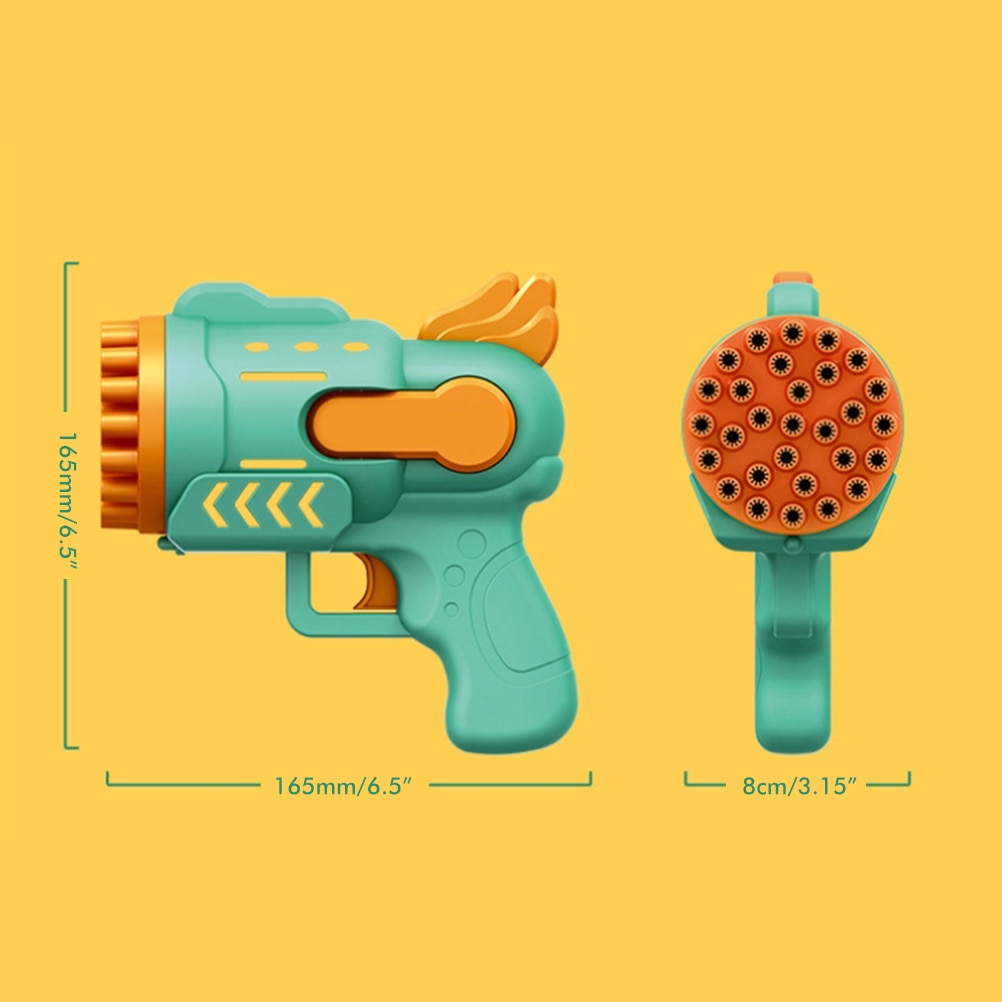 Colorful LED Bubble Blaster Gun