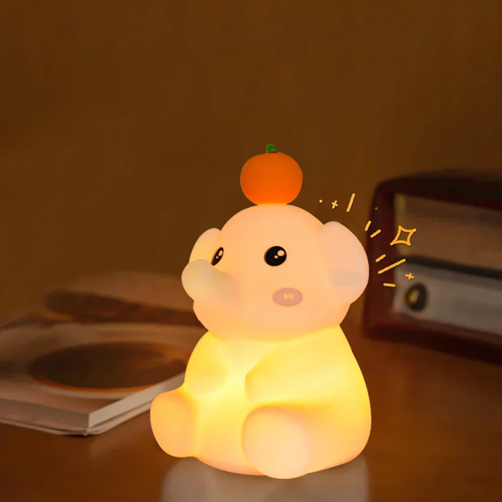 Compact LED Nightlight with Adjustable Brightness