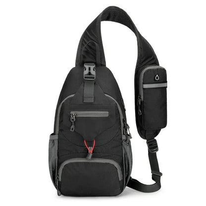Safe Travel Shoulder Bag with Multiple Pockets