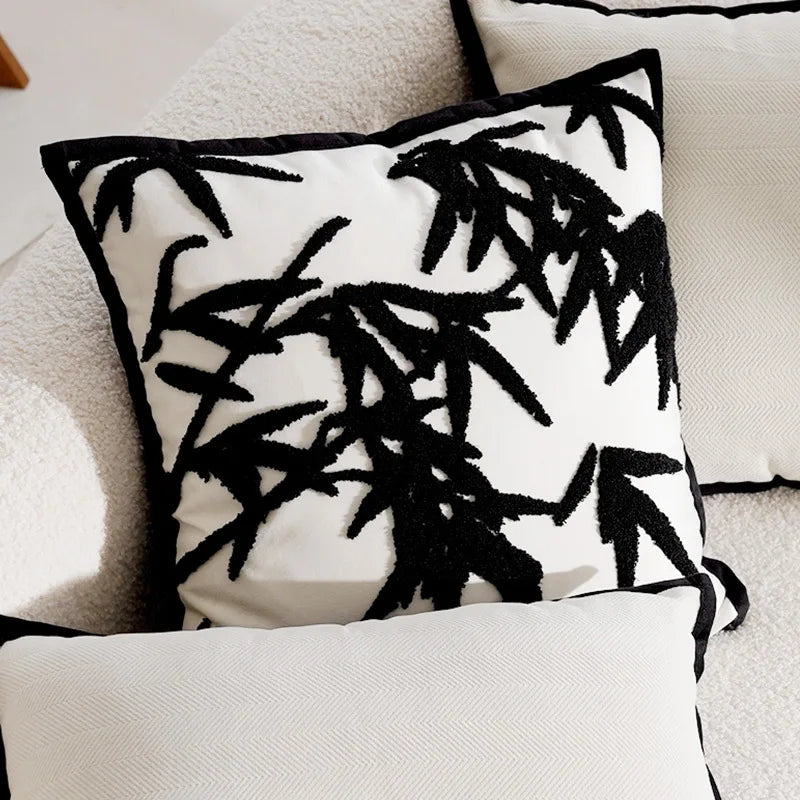 Stylish Embroidered Horse Print Throw Pillow for Home
