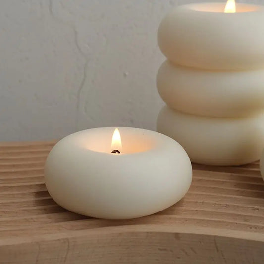 Soothing Donut Scented Smokeless Candle - Fesara