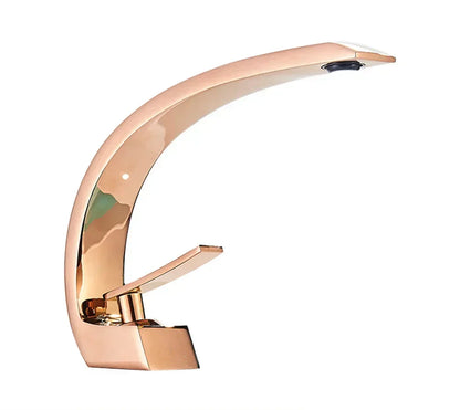 Modern Bathroom Faucet Stylish Chrome Finish