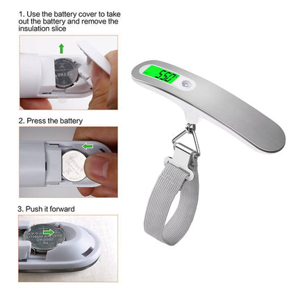 Portable Compact Digital Travel Luggage Scale