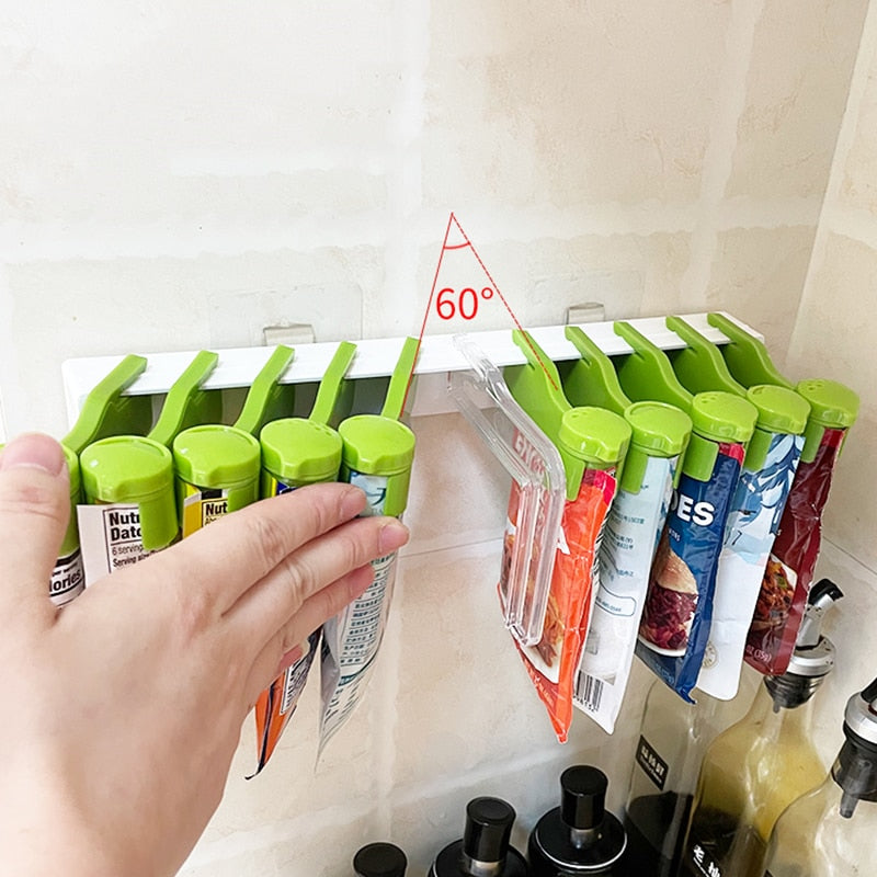 Space-Saving Wall Mount Spice Rack Organizer