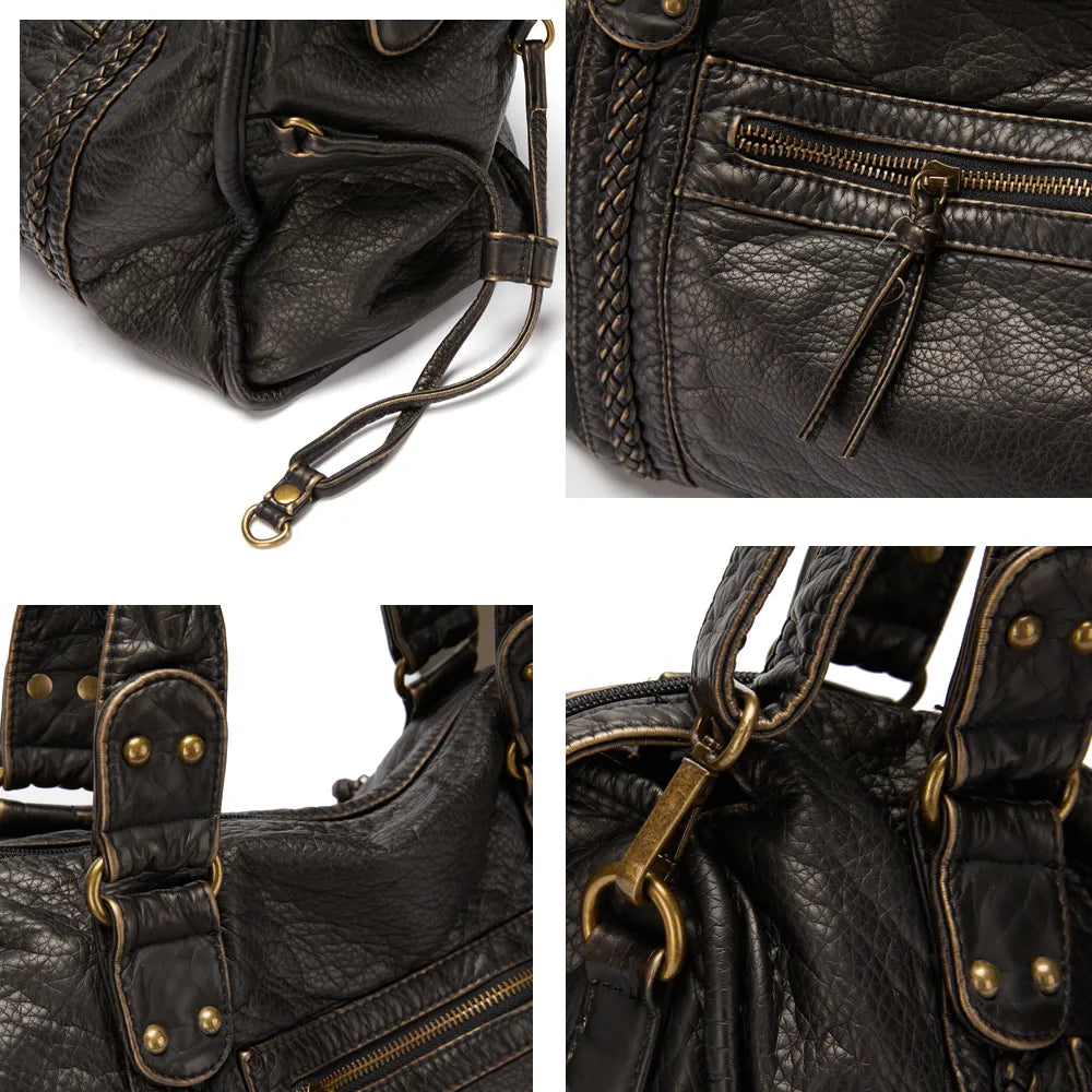Classic Brown Vintage Crossbody Bag