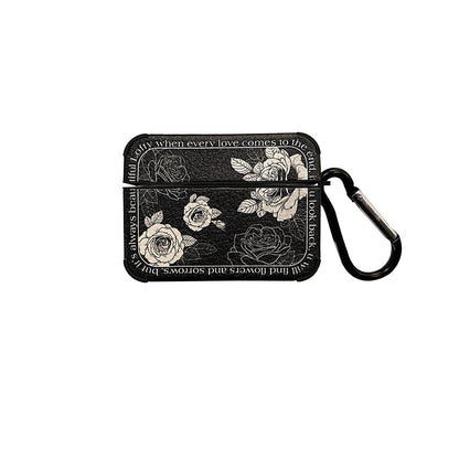Colorful Floral Leather Airpod Cover