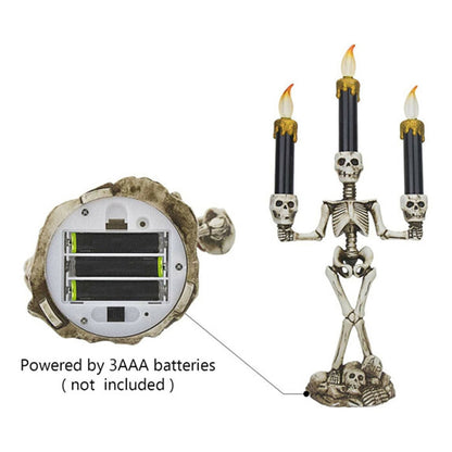 Spooky Skeleton Decorative Tea Lights
