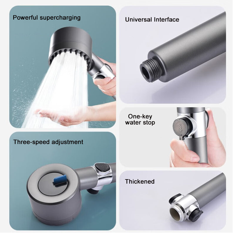 Luxury Shower Head with Powerful Water Flow