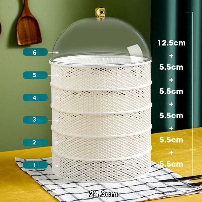 Fesara | Adjustable Clear Plastic Food Container Cover