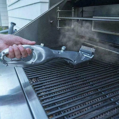 Heavy Duty BBQ Grill Cleaner Brush With Scraper