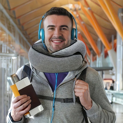 Comfortable U-Shaped Travel Neck Pillow - Fesara