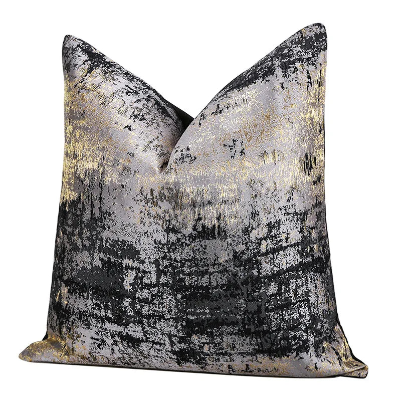 Soft Decorative Pillowcase with Geometric Pattern