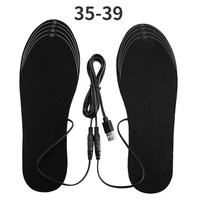 Warm Rechargeable Heated Insoles for Winter Feet