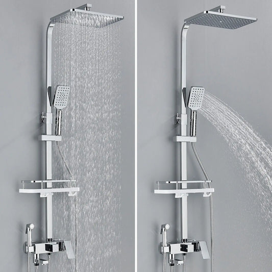 Premium Rain Shower Head Set with Adjustable Faucet - Fesara