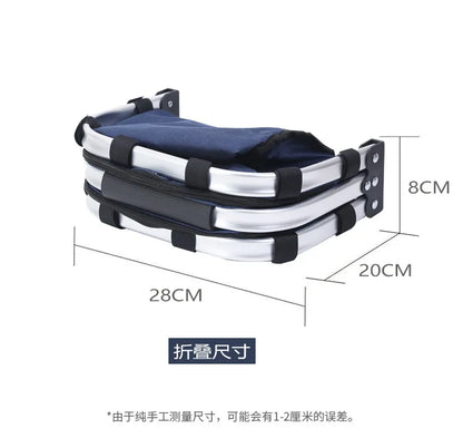 Portable Insulated Foldable Picnic Basket with Handle