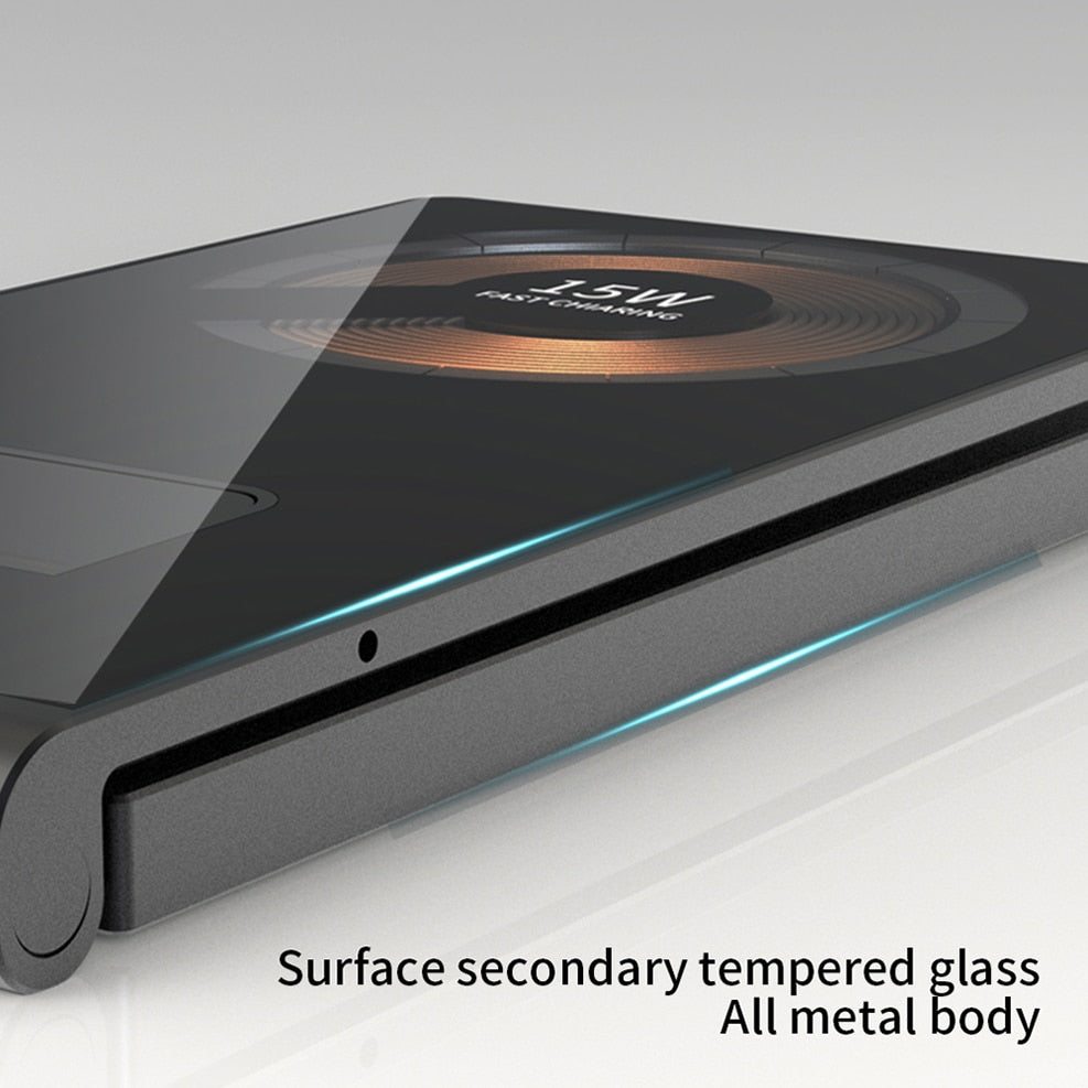 Compact Portable Wireless Charging Phone Stand