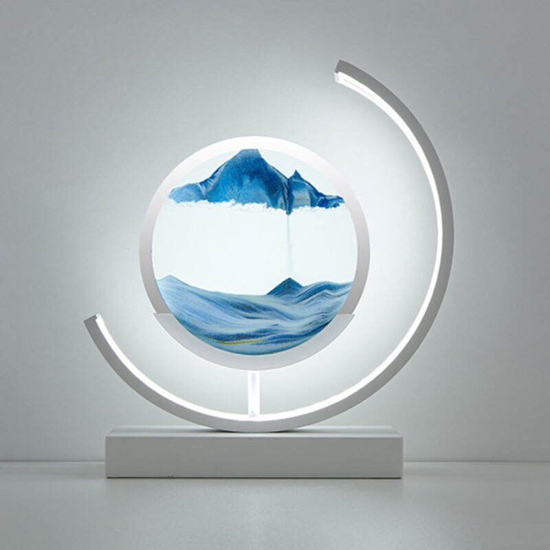 Modern 3D LED Table Lamp Elegant Home Decor - Fesara