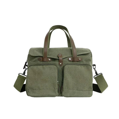 Classic | Big Canvas Cross Body Travel Messenger Bag