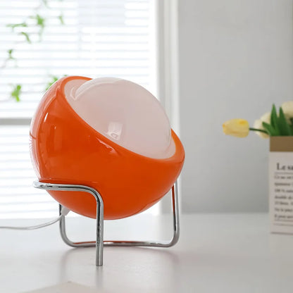 Classic Glass Table Lamp with Warm LED Light